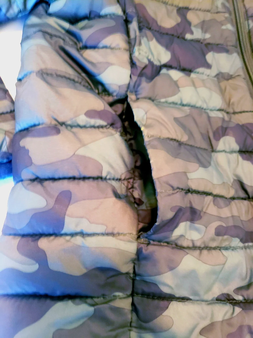 Gap Boys XS Lightweight Camouflage Puffer Jacket